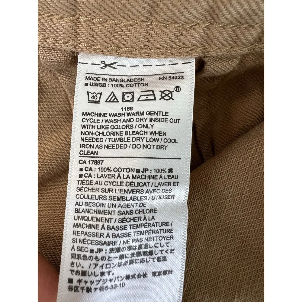 Banana Republic Utility‎ Cargo Pant in Iced Latte Brown Sz 2Tall